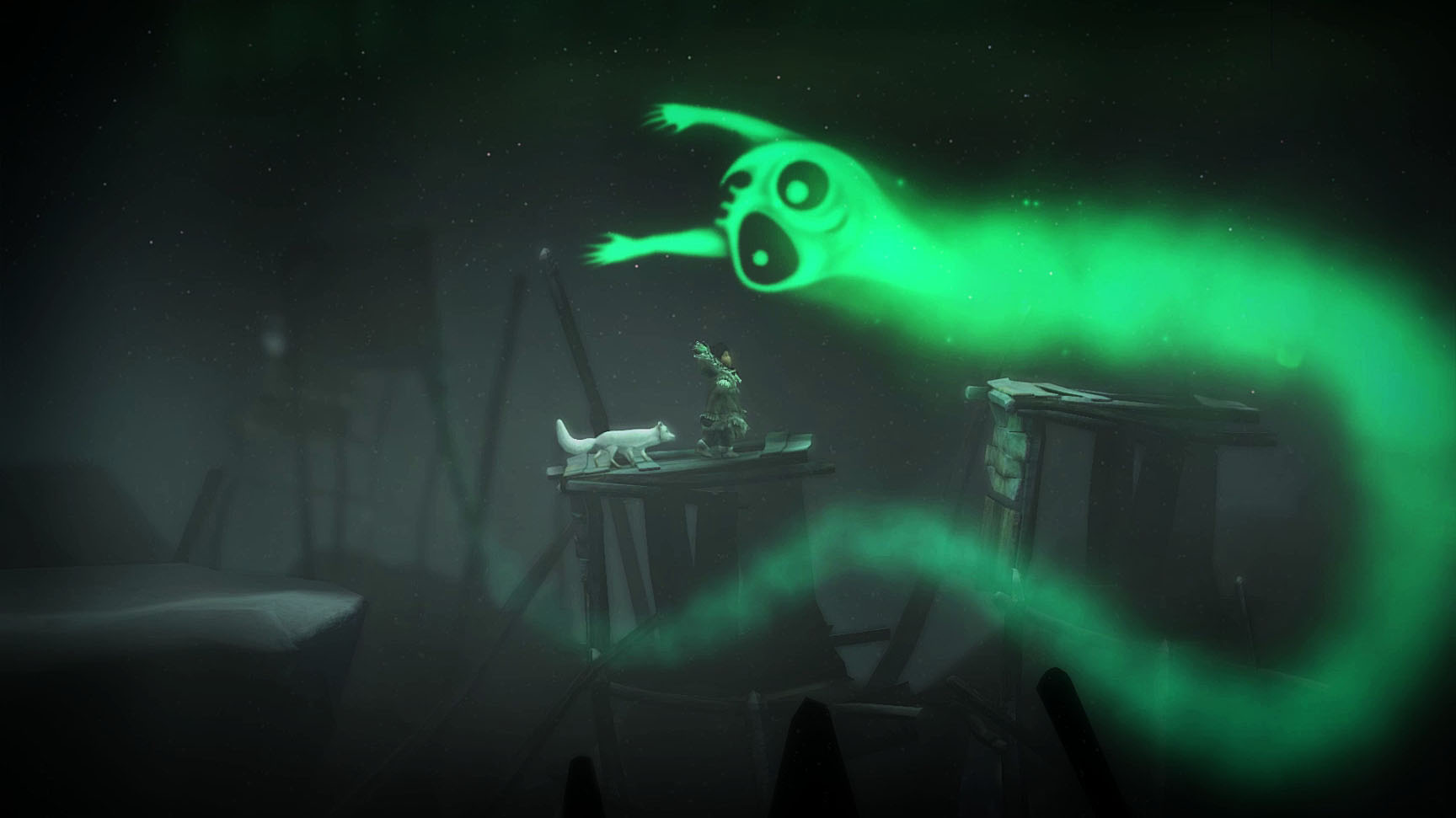 Nuna and Fox Evade the Aurora