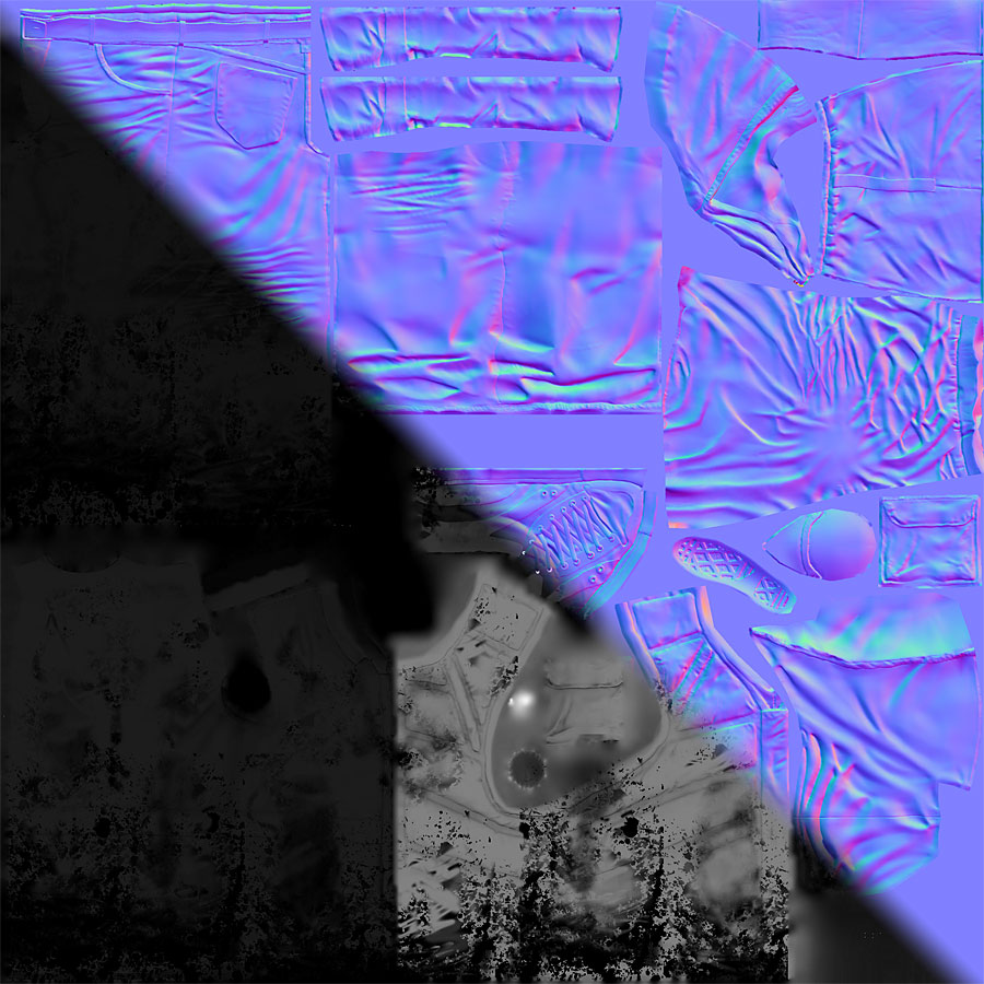 Sevr Normal and Specular Texture