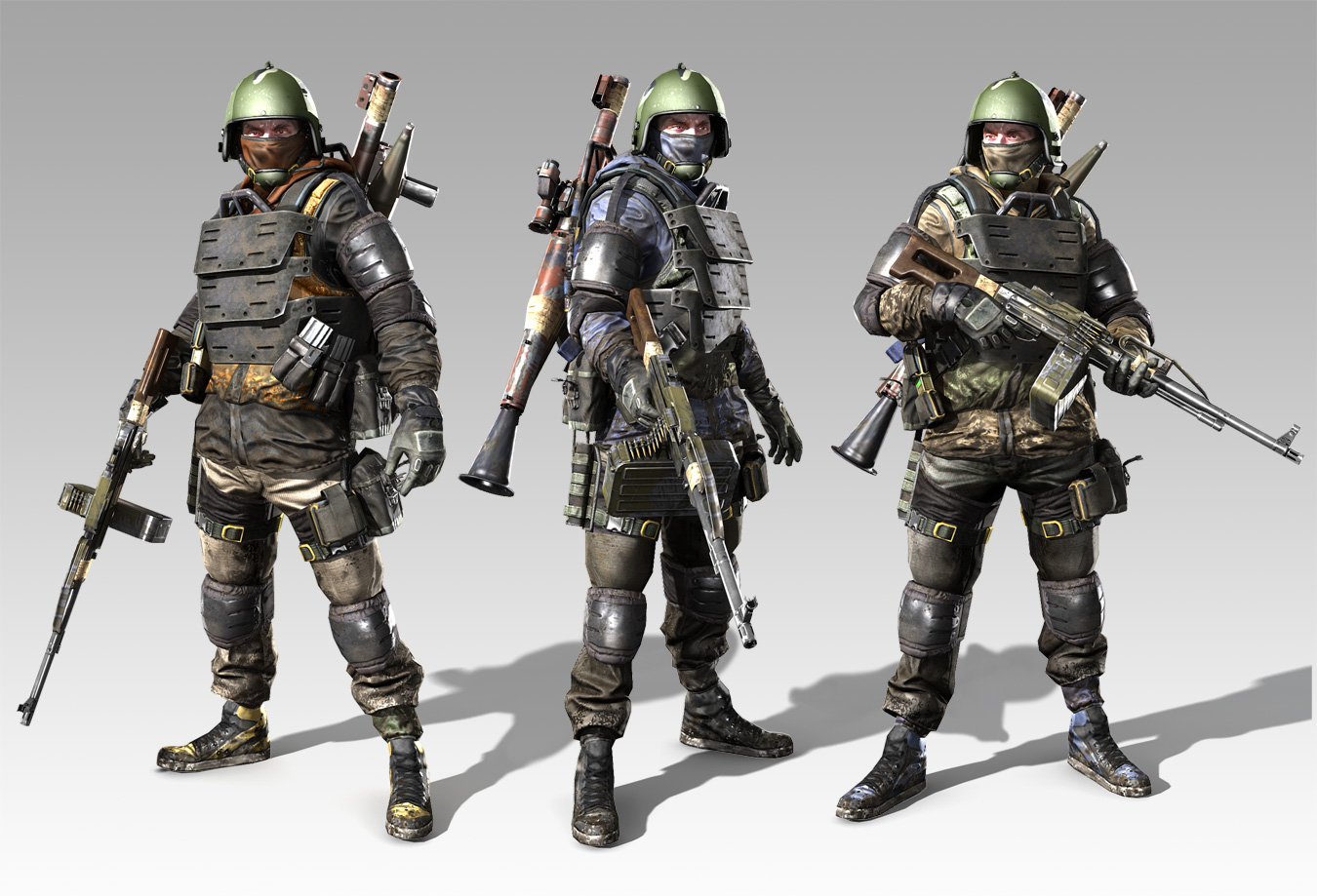 Sevr Heavy Game Models with Gear Render