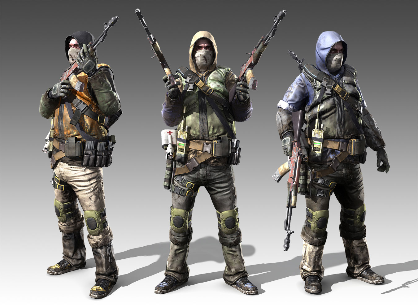 Sever Medium Game Models with Gear Render