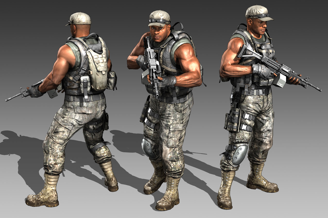 Wells Game Model Breakdown Render