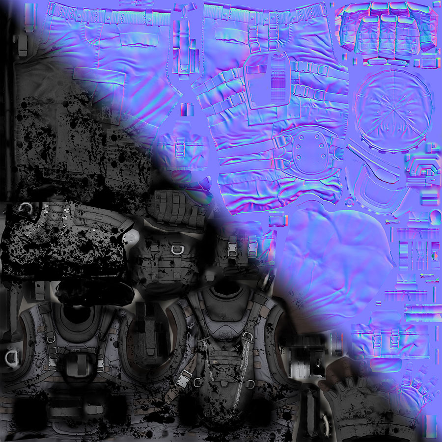 Wells Normal and Specular Texture